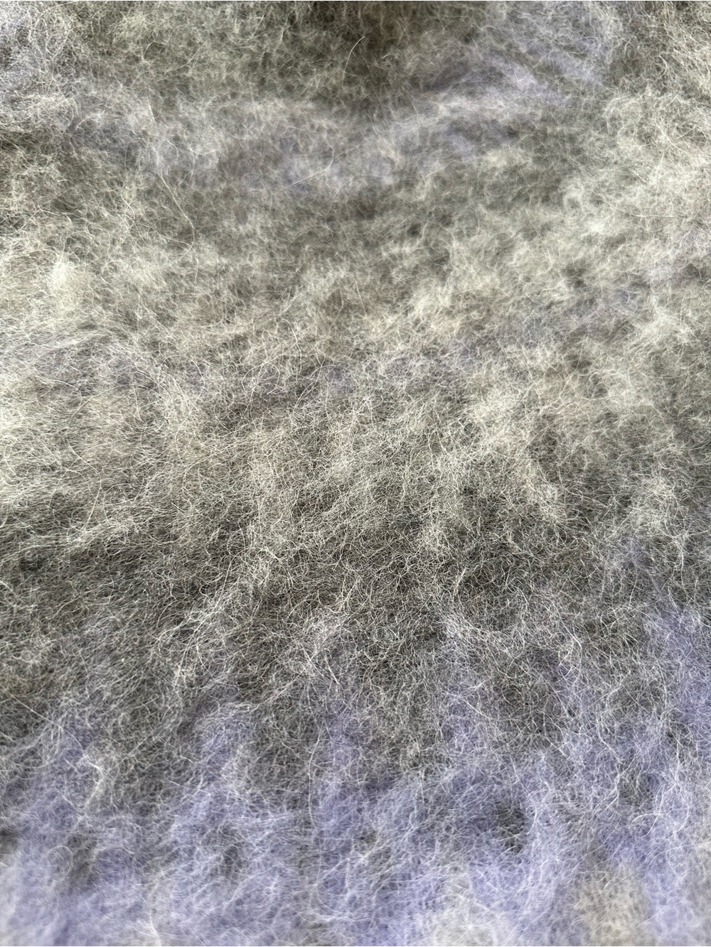 Banana Republic Large Grey Alpaca Blend Fair Isle Mock Neck Sweater - Picture 6 of 8